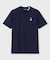 [GOLF]ラバーロゴ 半袖モックネックTシャツ
