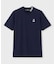 [GOLF]ラバーロゴ 半袖モックネックTシャツ