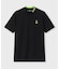 [GOLF]ラバーロゴ 半袖モックネックTシャツ
