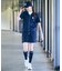 [GOLF][WOMEN]コントラストシグネチャーロゴ 半袖パーカ