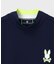 [GOLF]コントラストシグネチャーロゴ　 モックネックＴシャツ