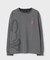 裏起毛 ビッグシルエットロゴ 　ロングスリーブTシャツ