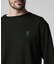 裏起毛 ビッグシルエットロゴ 　ロングスリーブTシャツ