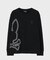 裏起毛 ビッグシルエットロゴ 　ロングスリーブTシャツ