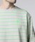 リラックスフィット ボーダーTシャツ