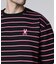 リラックスフィット ボーダーTシャツ
