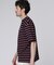 リラックスフィット ボーダーTシャツ