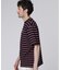リラックスフィット ボーダーTシャツ