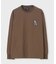 ロングスリーブ　モザイクステッチバニーTシャツ
