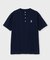 シルケットスムース ヘンリーネック 　Tシャツ