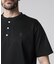 シルケットスムース ヘンリーネック 　Tシャツ