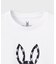 3DドットシルエットバニーTシャツ