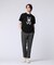 3DドットシルエットバニーTシャツ