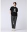 3DドットシルエットバニーTシャツ