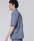 Dot Airメッシュ　メランジ　ポロカラーシャツ