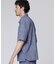 Dot Airメッシュ　メランジ　ポロカラーシャツ