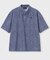 Dot Airメッシュ　メランジ　ポロカラーシャツ