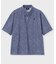 Dot Airメッシュ　メランジ　ポロカラーシャツ