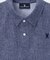 Dot Airメッシュ　メランジ　ポロカラーシャツ