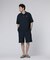 Dot Airメッシュ　メランジ　ポロカラーシャツ