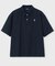 Dot Airメッシュ　メランジ　ポロカラーシャツ