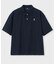 Dot Airメッシュ　メランジ　ポロカラーシャツ