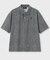 Dot Airメッシュ　メランジ　ポロカラーシャツ