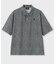 Dot Airメッシュ　メランジ　ポロカラーシャツ