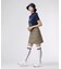 [GOLF][WOMEN] 3Dカラーロゴ 　モックネックTシャツ