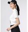 [GOLF][WOMEN] 3Dカラーロゴ 　モックネックTシャツ