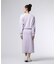 [WOMEN]クルーネックロングワンピース