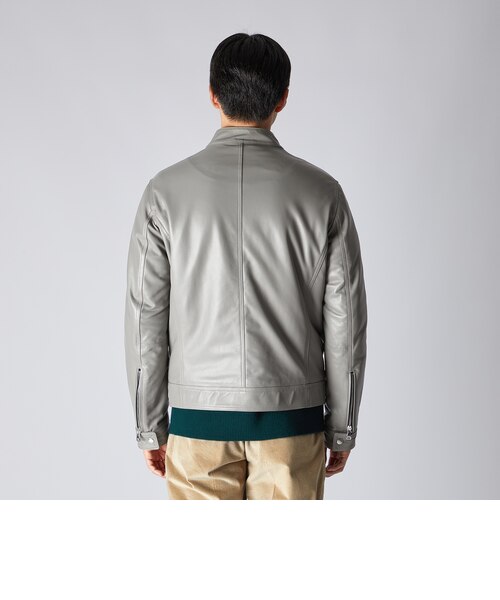 PADDED LEATHER BIKER JACKET｜ランバン・コレクションのアウトレット