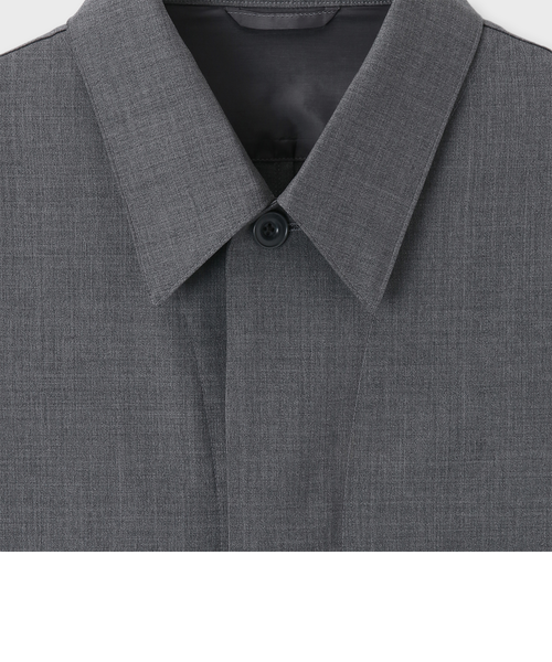 ランバンコレクションシャツブルゾン ACTIVE WOOL SHIRT BLOUSON [アクティブウール シャツブルゾン