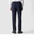 WOOL SUCKER TAPERED SLACKS