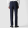 WOOL SUCKER TAPERED SLACKS