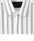 MONOTONE STRIPE FLY FRONT SHIRT