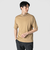 GIZA COTTON MOCK NECK KNIT TEE