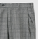 GLEN CHECK TAPERED 　SLACKS