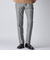 GLEN CHECK TAPERED 　SLACKS