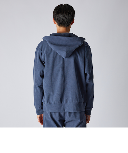 TRICOT CORDUROY ZIP UP HOODIE｜ランバン・コレクションの