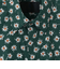 FLOWER PRINT FLY FRONT 　SHIRT