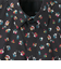 FLOWER PRINT FLY FRONT 　SHIRT