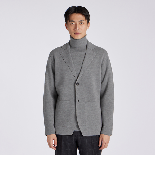 ジャケット・アウター +CLOTHET Milano Rib Knit Jacket スビンプラチナム ミラノリブニットジャケット | ＋CLOTHET ONLINE