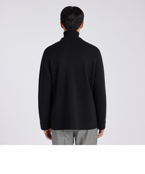 EFMW MILANO RIB KNIT JACKET [エクストラファインメリノ ニット
