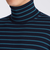 EFMW BORDER TURTLE NECK KNIT [エクストラファインメリノ ボーダータートル]