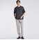 STRETCH COTTON  NO PLEATS TAPERD SLACKS[ストレッチコットン ノープリーツ テーパードスラックス]