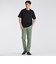 STRETCH COTTON  NO PLEATS TAPERD SLACKS[ストレッチコットン ノープリーツ テーパードスラックス]
