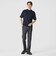GIZA COTTON MOCK NECK KNIT TEE