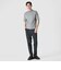 GIZA COTTON MOCK NECK KNIT TEE
