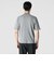GIZA COTTON MOCK NECK KNIT TEE